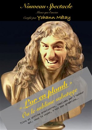 Affiche de Yohann Métay dans L'or en plomb ou le sublime sabotage