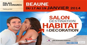 Affiche de Salon destination habitat et décoration