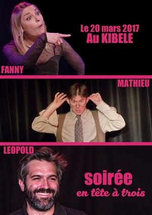 Affiche de Soirée en tête à trois