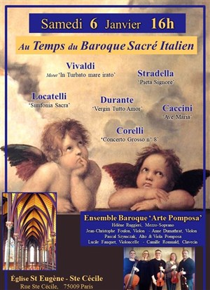 Affiche de Au Temps du Baroque Sacré Italien