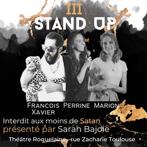 Affiche de Trio Stand-up (Humour Noir)