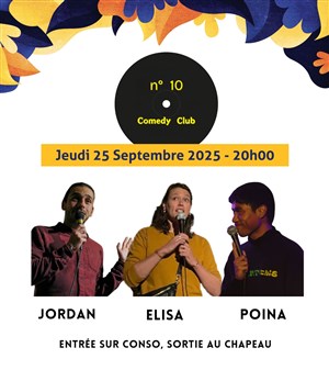 Affiche de Numéro 10 Comedy Club à Mennecy