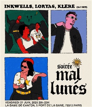 Affiche de Loryas x Inkwells x Klere (warm up DJ set)