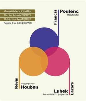 Affiche de Concert d'été des choeur et orchestre de l'Association Note et Bien
