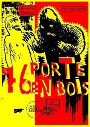 Affiche de 76. porte en bois