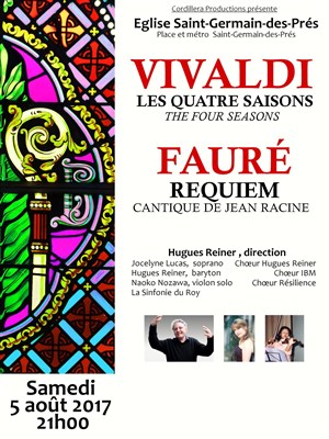 Affiche de Fauré Requiem - Vivaldi Quatre Saisons