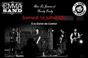 Affiche de Emma Sand + Hurdy Gurdy + 1ère partie: Jeny June