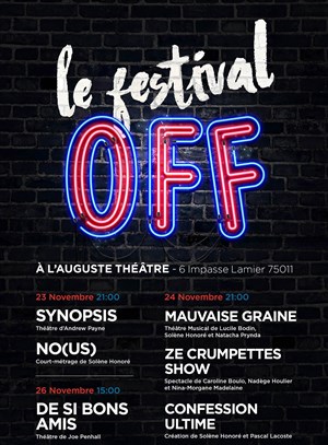 Affiche de Mauvaise graine-Ze Crumpettes Show-Confession Ultime | Festival Off