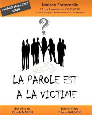 Affiche de La parole est à la victime