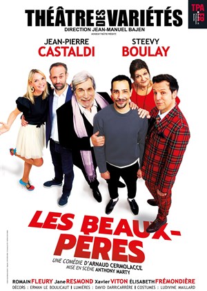 Affiche de Les beaux-pères | avec Jean-Pierre Castaldi et Steevy Boulay