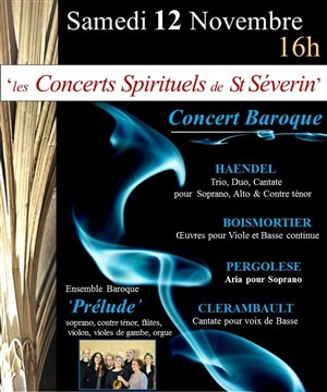 Affiche de Trio, Duo, Cantate pour Soprano & Contre ténor