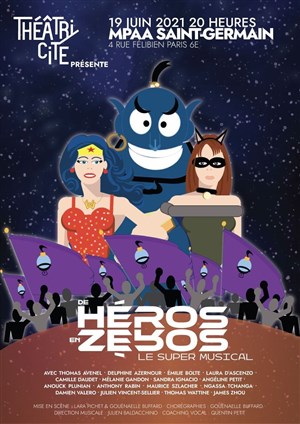 Affiche de De Héros en Zéro, le Super Musical