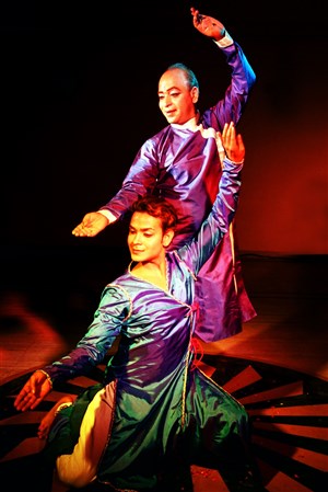 Affiche de Arjun et Anuj Mishra, danse Kathak