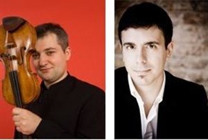 Affiche de Thibault Noally & Francesco Corti | Sonates pour clavecin et violon de Johann Sebastian Bach