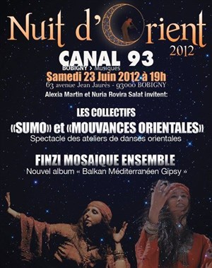 Affiche de Nuit d'orient : finzi mosaique ensemble