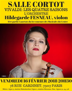 Affiche de Vivaldi Les quatre saisons - Hildegarde Fesneau