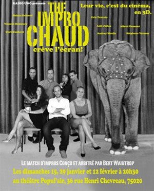 Affiche de The Impro Chaud crève l'écran