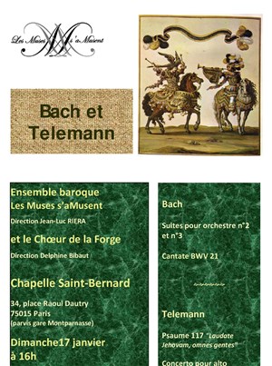Affiche de Bach et Telemann