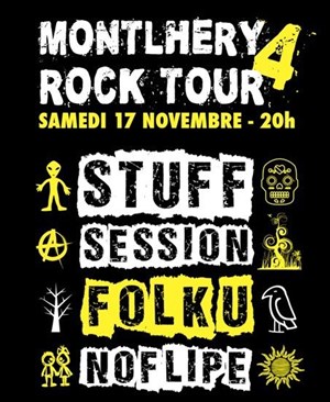 Affiche de Montlhéry Rock Tour 4