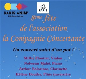 Affiche de Fête de l'association La Compagnie Concertante