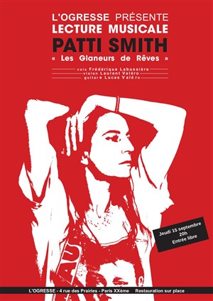 Affiche de Poetry Factory propose: Les glaneurs de rêves de Patti Smith