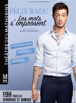 Affiche de Félix Radu dans Les mots s'improsent