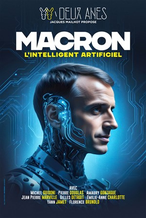 Affiche de Macron, l'intelligent artificiel