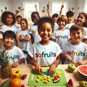 Affiche de Atelier découpe de fruits pour enfants