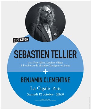 Affiche de Sebastien Tellier + Benjamin Clementine | Confessions