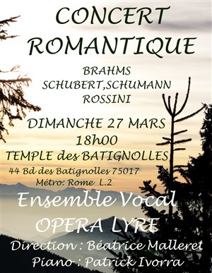 Affiche de Concert romantique