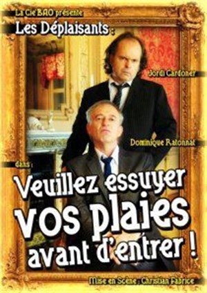 Affiche de Veuillez essuyer vos plaies avant d'entrer