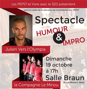 Affiche de Julien vers l'Olympia et la Compagnie du Minou