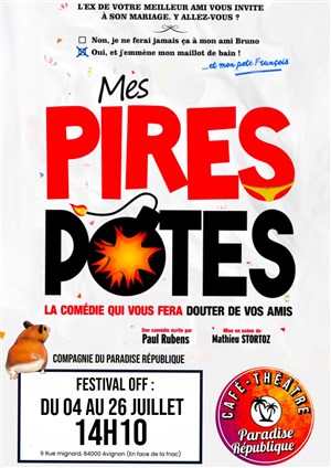Affiche de Mes pires potes