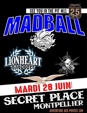 Affiche de Madball + Connard + Full in your Face