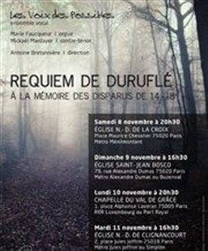 Affiche de Requiem de Duruflé