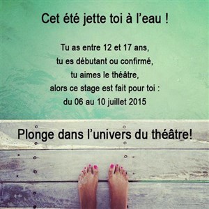 Affiche de Stage Théâtre