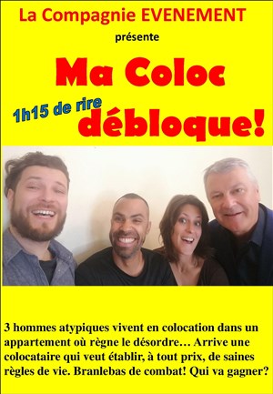 Affiche de Ma coloc débloque !