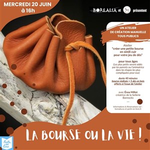 Affiche de Atelier de création : La bourse ou la vie !