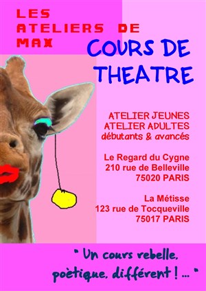 Affiche de Atelier de théâtre adulte