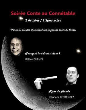 Affiche de Soirée conte : 2 artistes 2 spectacles