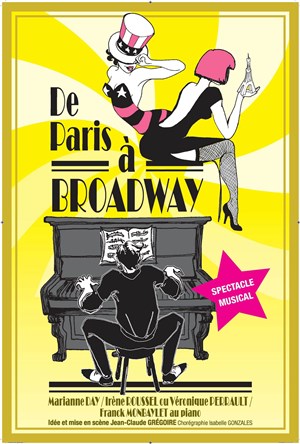 Affiche de De Paris à Broadway