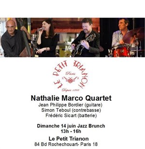 Affiche de Nathalie Marco en Quartet