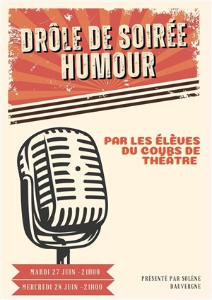 Affiche de Drôle de soirée humour