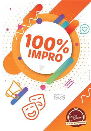 Affiche de 100% Impro !