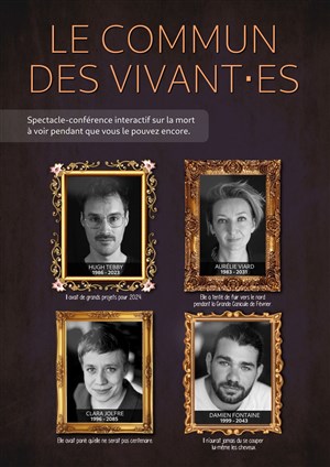 Affiche de Le commun des vivant·es | Spectacle - Conférence interactif