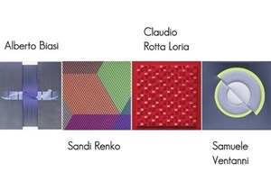 Affiche de Exposition Alberto Biasi, Sandi Renko, Claudio Rotta Loria et Samuele Ventanni - Structures visuelles d'aujourd'hui