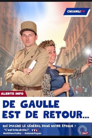 Affiche de De Gaulle est de retour