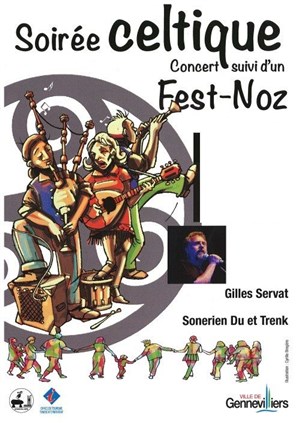 Affiche de Gilles Servat | Soirée celtique suivie d'un Fest Noz avec Sonerien Du et Trenk