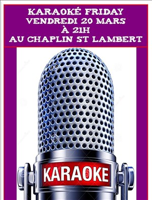 Affiche de Karaoké friday