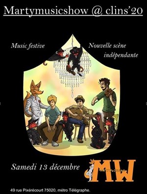 Affiche de Concert nouvelle scène festive indépendante